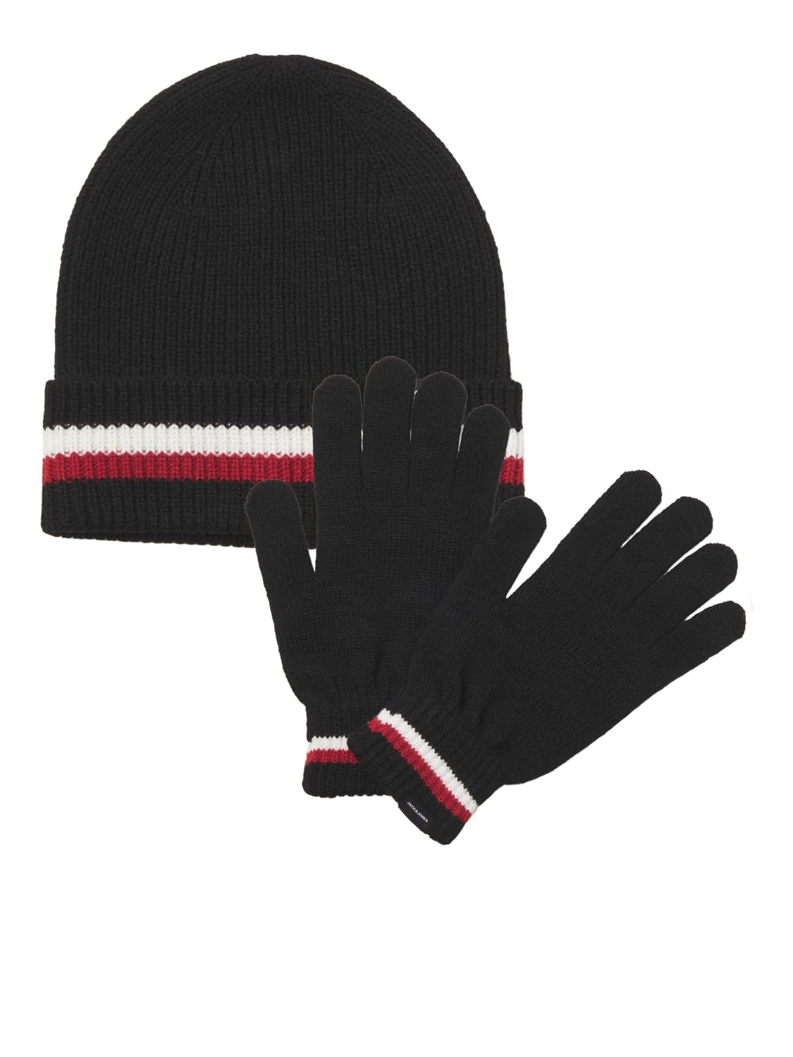 JACK & JONES Men's Jacmake Giftbox Gloves, Black, One Size