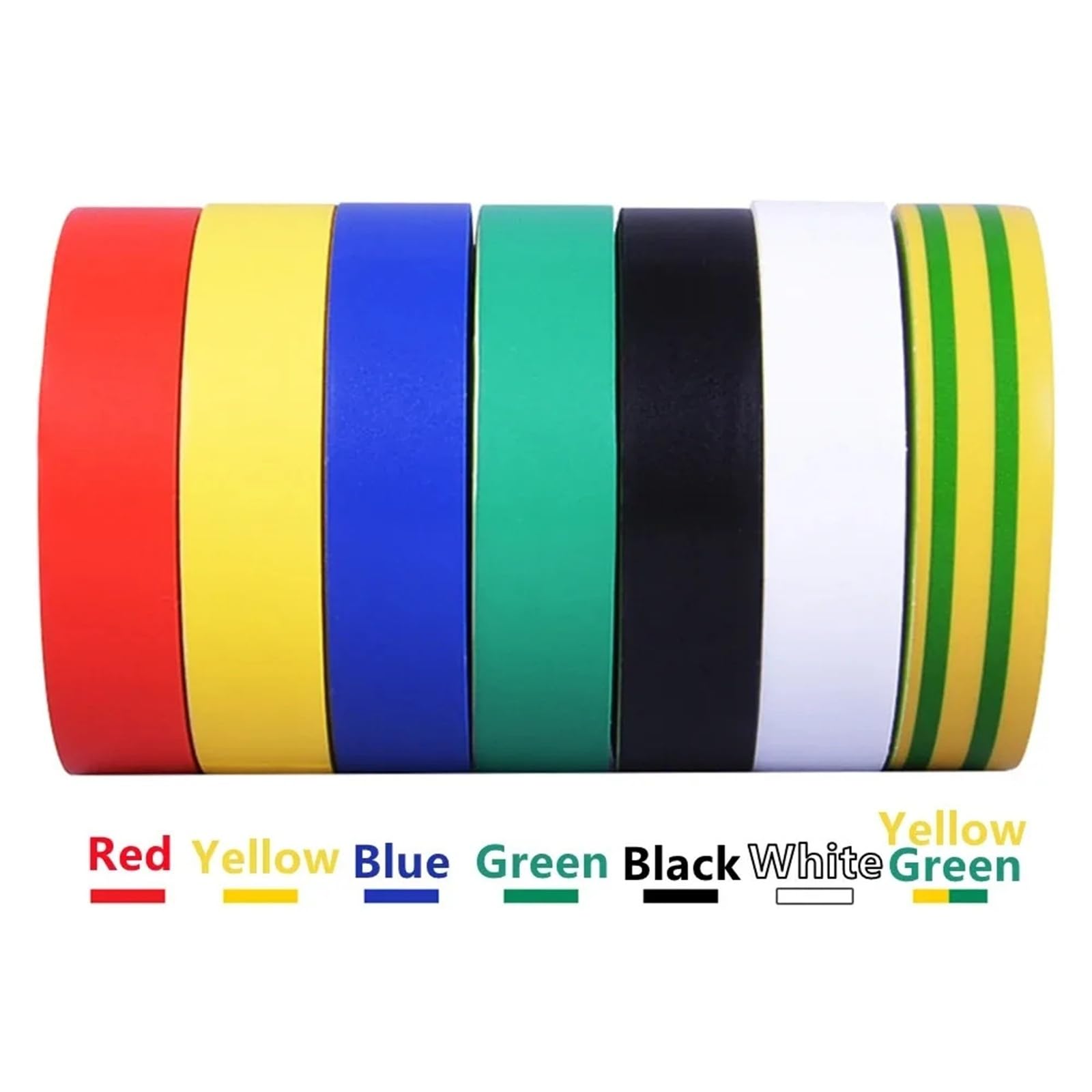 Kompatibel mit mehrfarbigem PVC-Isolierband