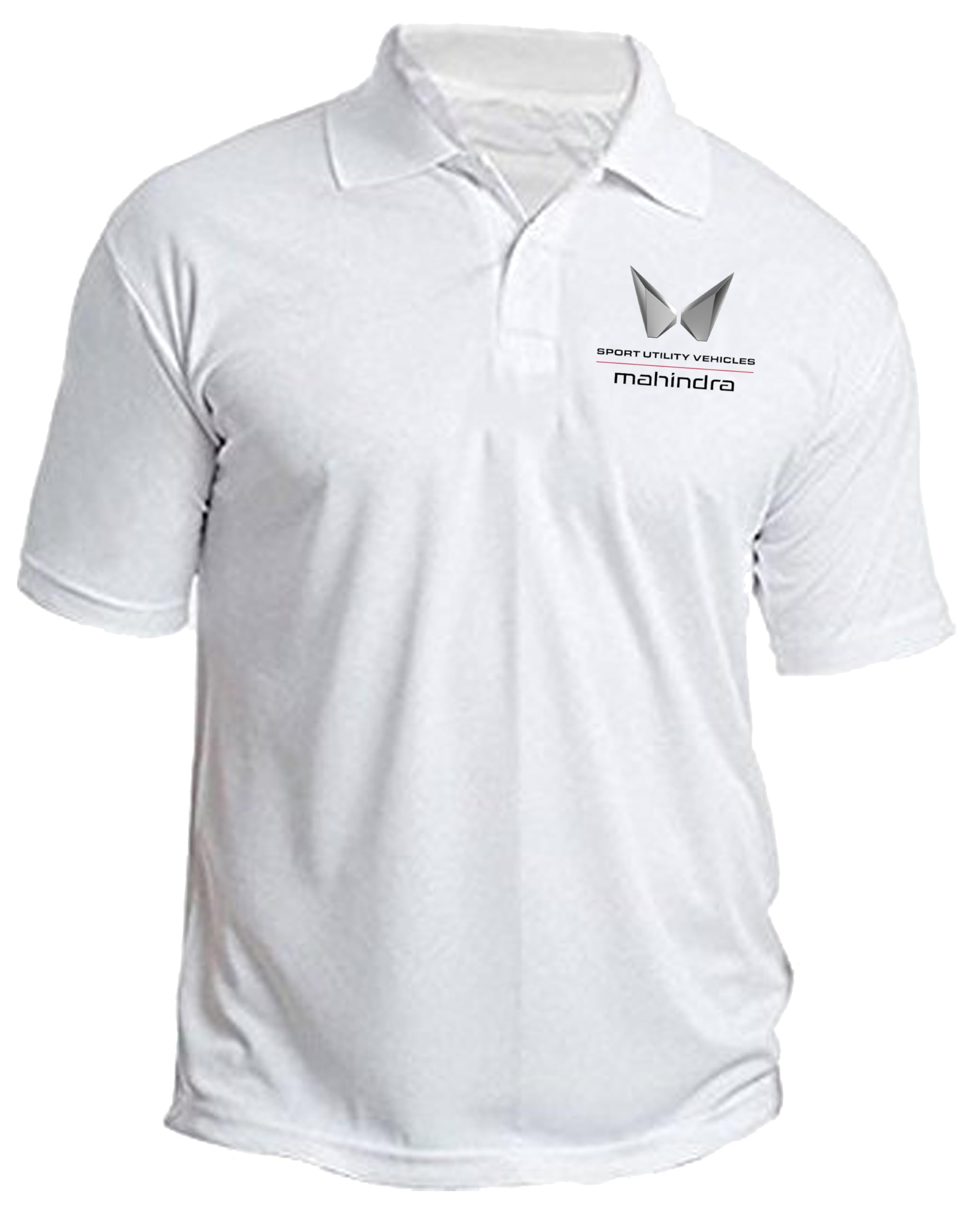 Mahindra Logo Printed Polo/Collar Half Sleeve T-Shirt for Mahindra Staff Employee Promotion T Shirt for Men and Women-image-14