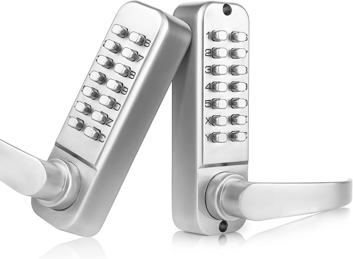 CODACE Keyless Entry Door Lock with Keypad, Double Sided Keypad Door