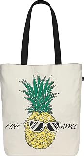 Ecoright Tote Bag for Women with Zipper, Small Tote Bag, Canvas Bag, Reusable Cotton Bag for Beach, Grocery, School & Work
