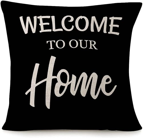 Miniatura 6 de You are My Happily Ever After Throw Pillow Covers 20x20 Farmhouse Cotton Linen Cushion Cover Case for Sofa Couch Living Room Home Decor