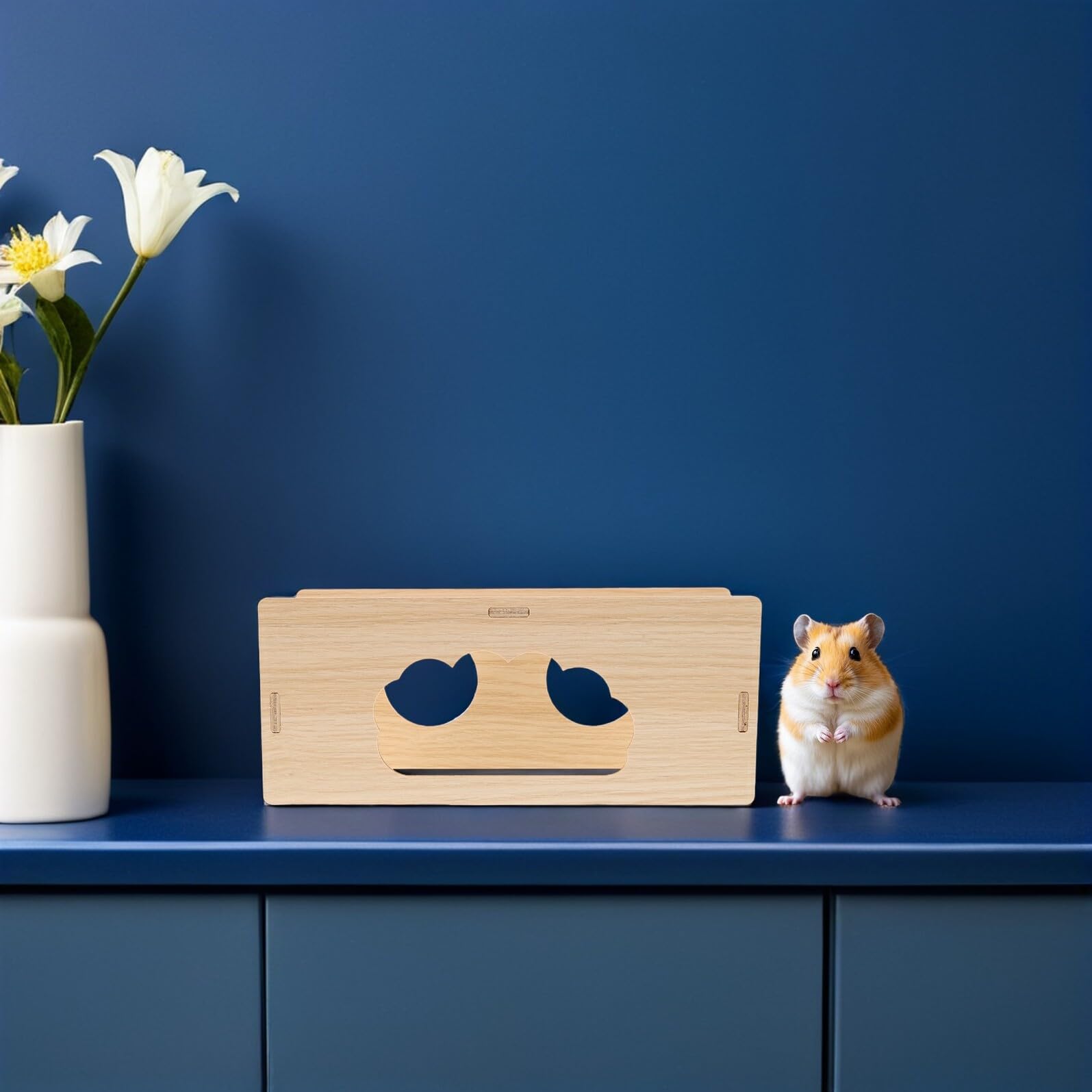 Abaodam 2 Stück Hamstertunnel mit Kreativem Entwurfsstil Verbessert Sicherheitsgefühl und Neugier für Kleine Haustiere im Innenbereich