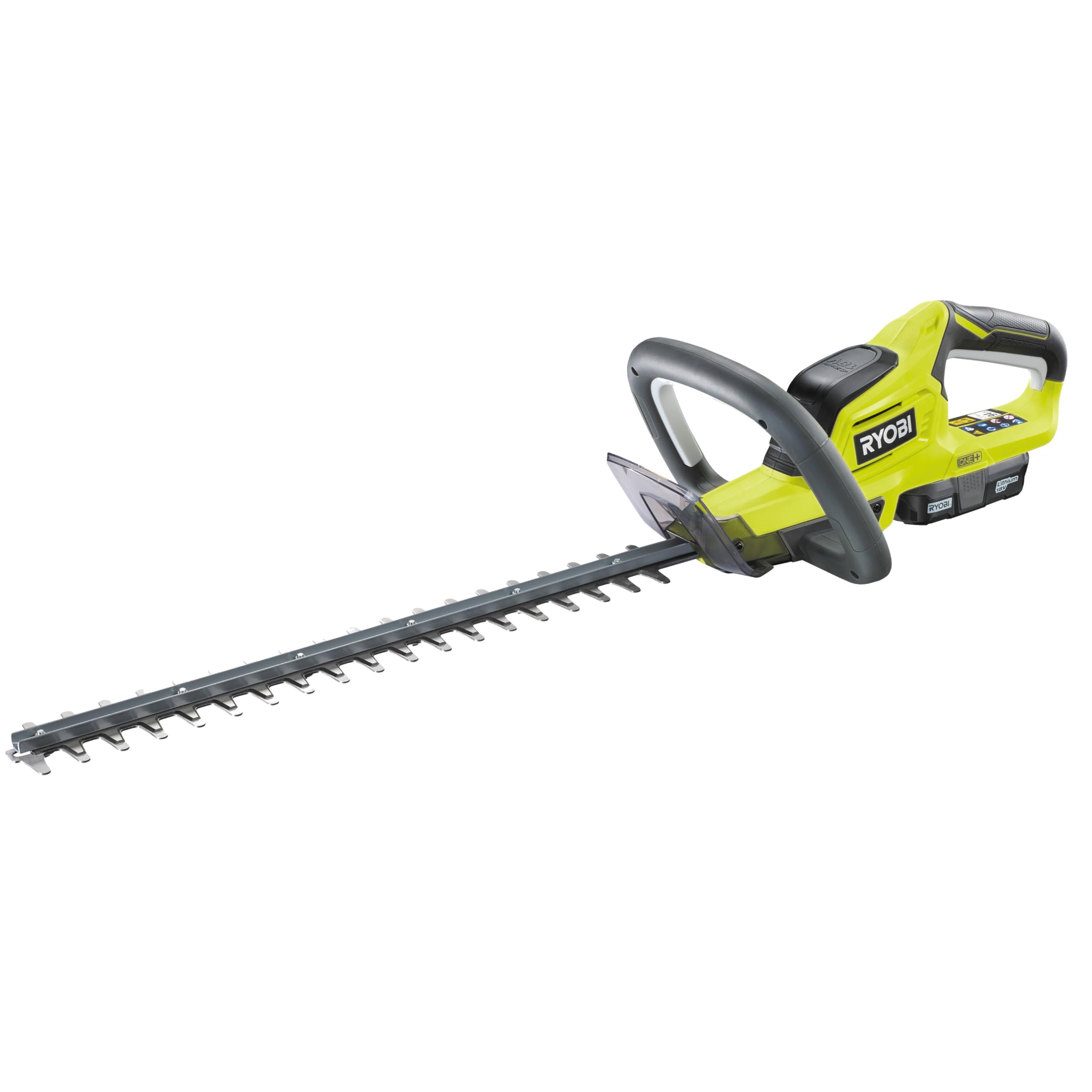 Taille haies RYOBI Duo ONE+ 18V 45cm RHT1845 + Coupe-bordures 25cm RLT1825M - 1 batterie lithium+ 2,0Ah et 1 chargeur 1,7A
