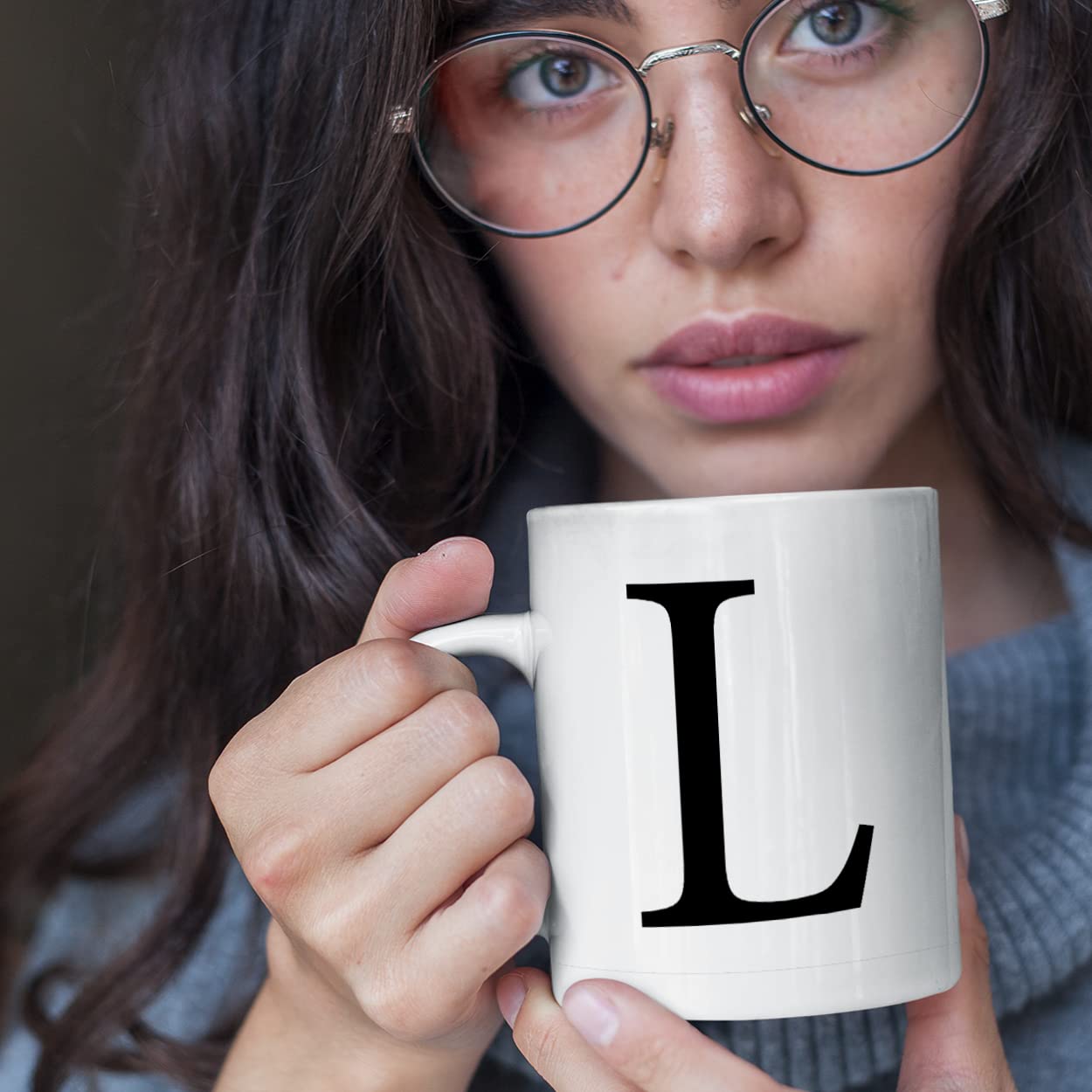 Lettera lettera lettera D | divertente tazza di caffè | Novità regalo tazza da tè | bianco, presente, qualità stampata | DigiPrint Graphics (MUG043