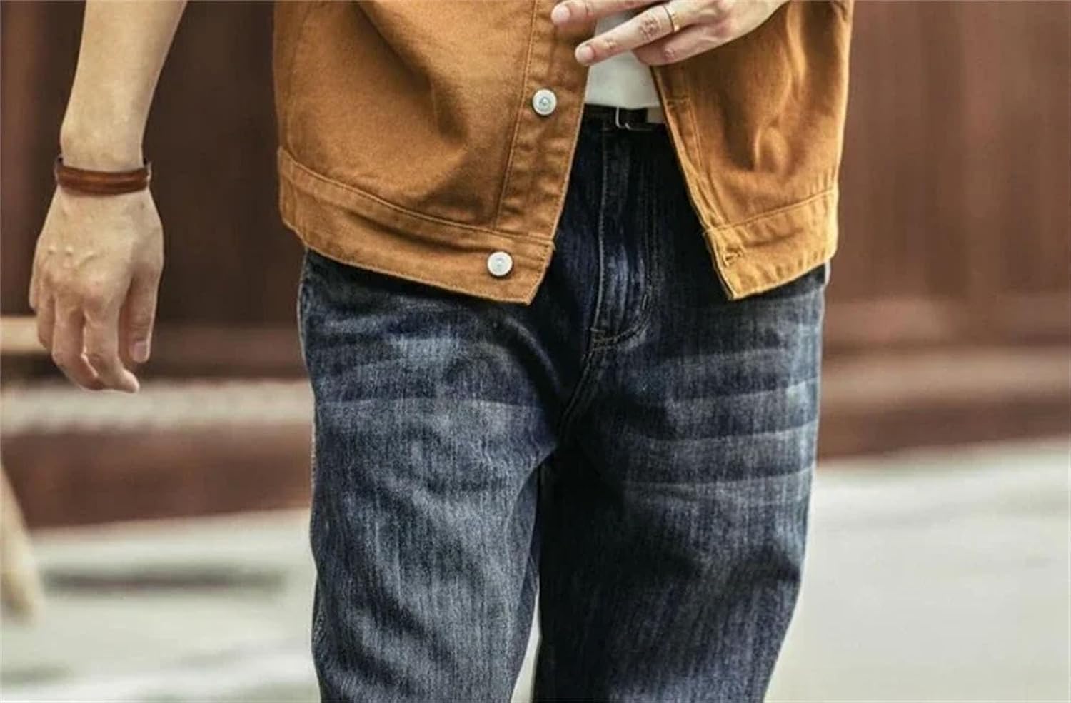 Men's Style Denim Jacket Cargo Vintage Fashion Designer Cowboy Jean Coat Stylish Outerwear