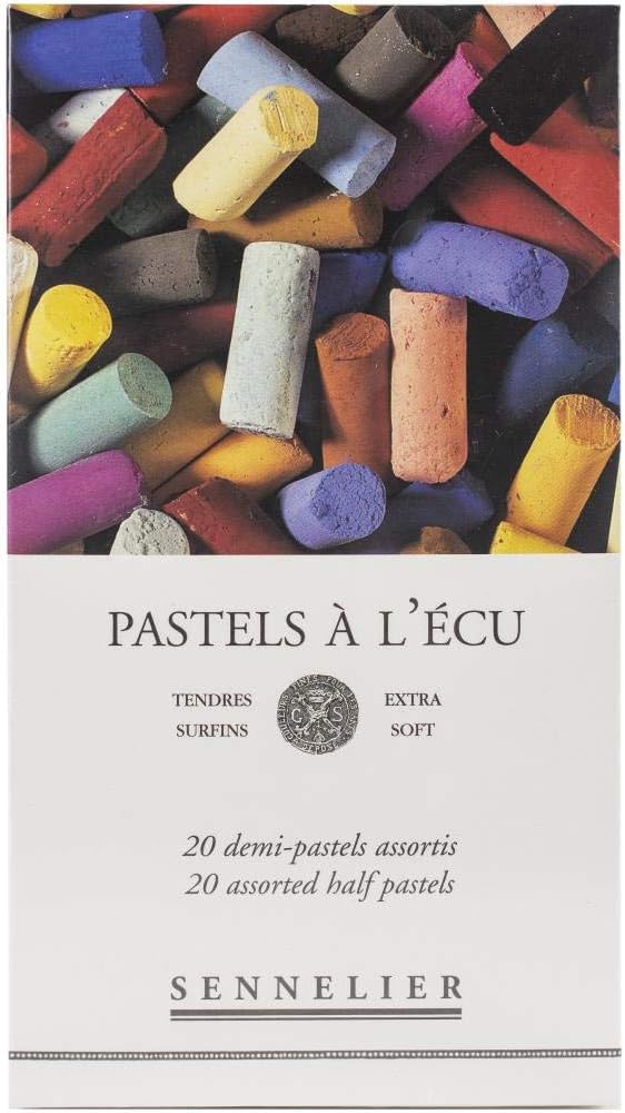 Sennelier Soft Pastel Kartonnen Box Set - 30 Half Stick Set Bord de Mer, Plein Air, Landschappen zetten, Pastel Extra Fijn - Artistieke Kwaliteit (France Import
