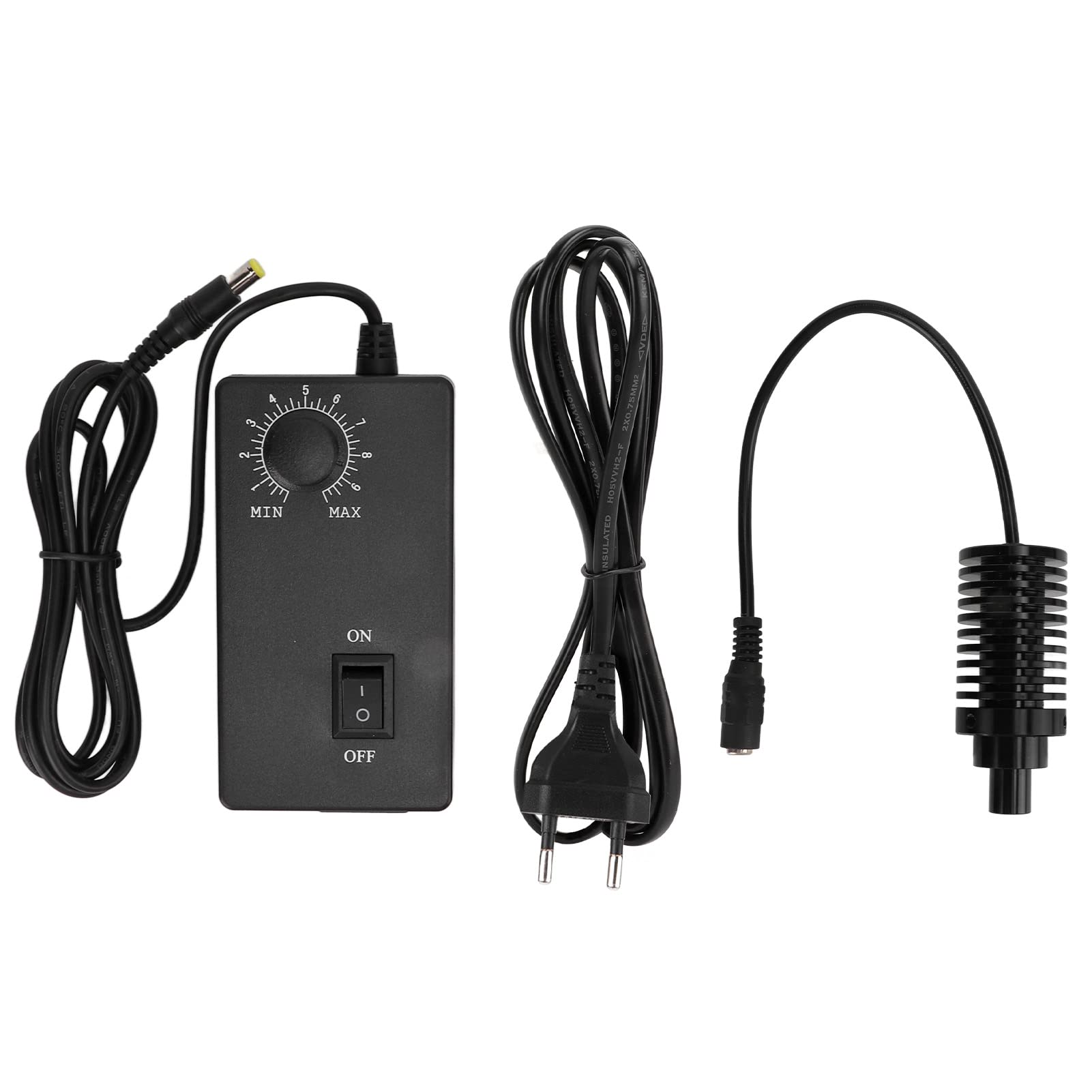 Gonetre Foco LED Coaxial para Microscopio, Brillo Ajustable 0-100% 240LUX (Estándar Europeo Φ11mm)