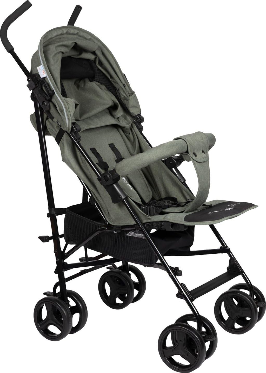 Wózek Easy Walk Sage-Green — Elegancja, Komfort I Funkcjonalność Dla Dorastających Dzieci, Idealny Na Każdy Spacer