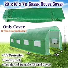 BenefitUSA Green House Replacement Spare Parts for 20X10X7H Walk in Outdoor Plant Gardening Greenhouse Cover