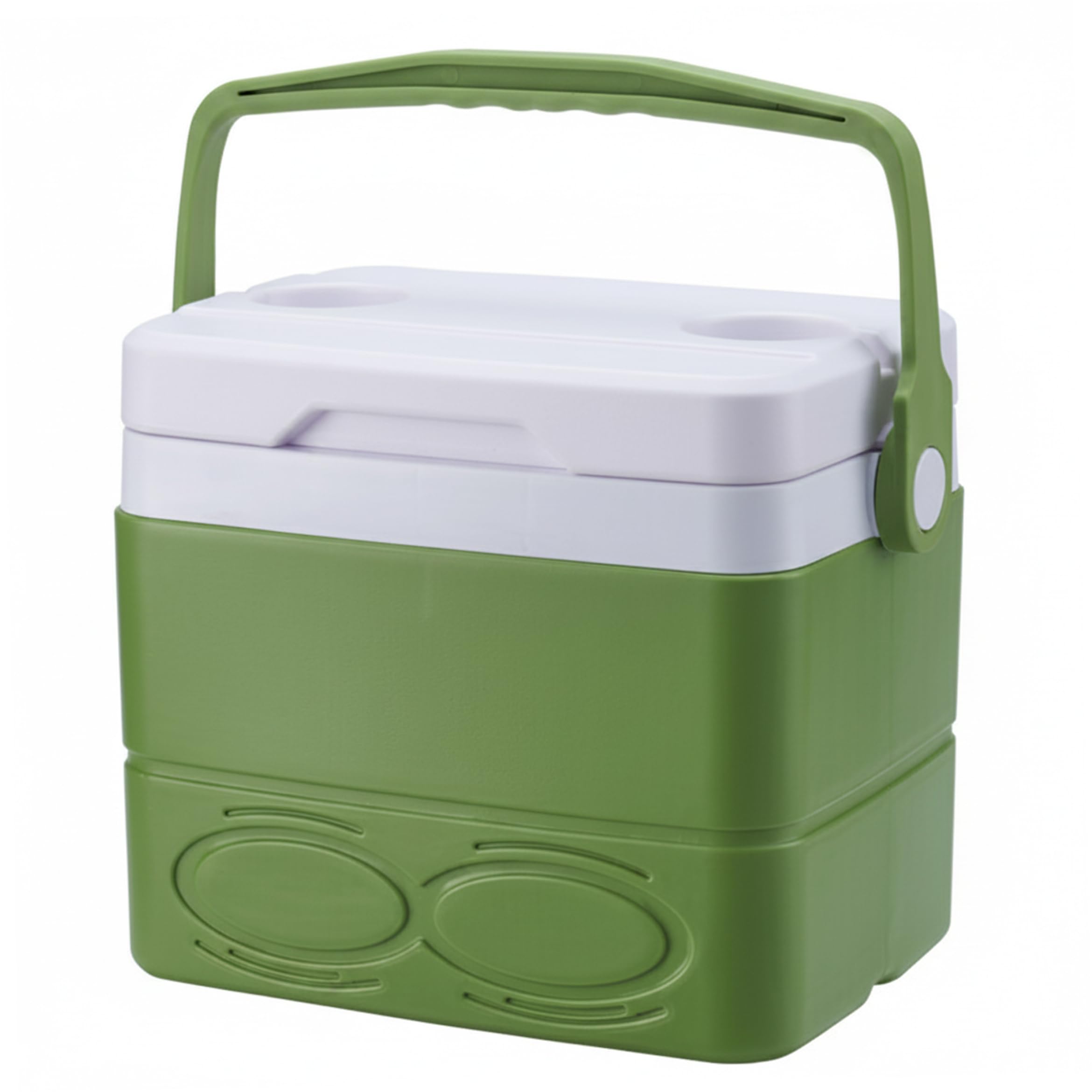 Frigo da campeggio, Frigo portatile da 8, 5 l Ghiacciaia da campeggio - Isolamento rigido per 72 ore per uso esterno, pesca, picnic e commerciale, Bianco