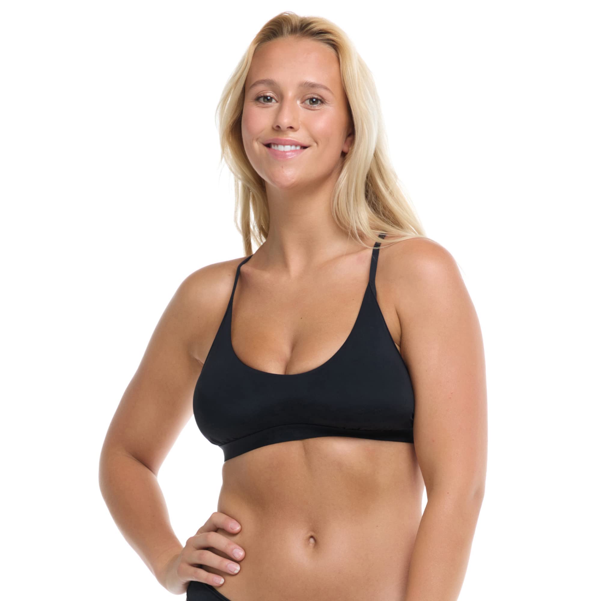 EIDON Women's Standard Alexa D, Dd, E-Cup Bikini Top Swimsuit