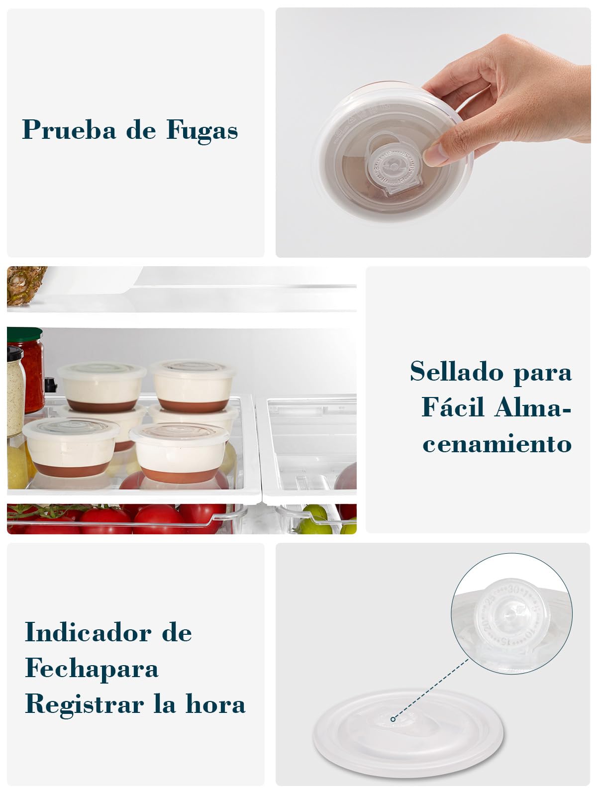 DOWAN Moldes para Soufflé con Tapas, 6 X 235ml Baking Moldes de Porcelana para Hornear Crema Catalana y Tartas, Cuencos de Postre, Apto para Horno y Freidora de Aire, Ø 11cm-Esmalte Moteada