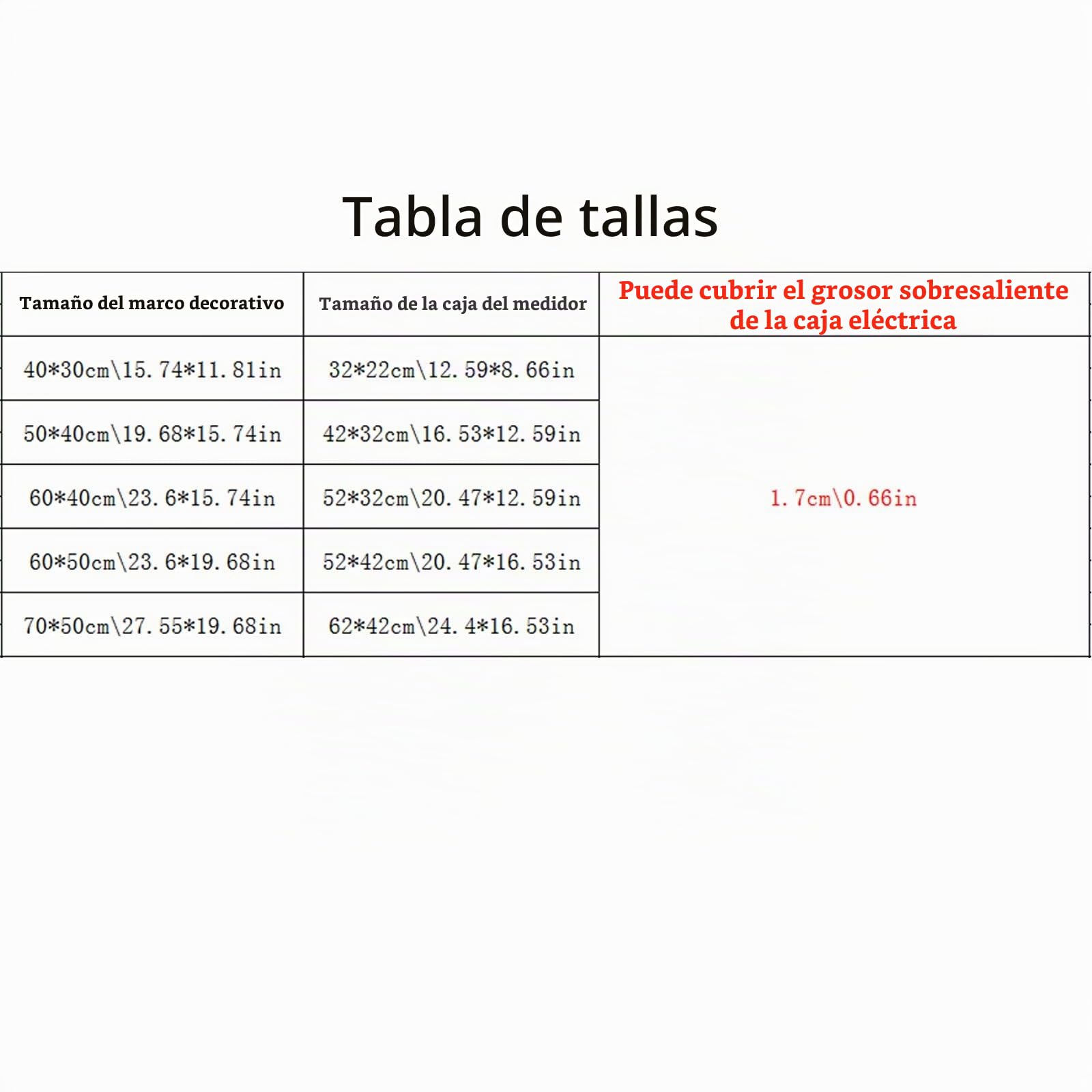 Multifuncionales De La Tapa Contador Luz Pueden Almacenar Artículos, Cuadro para Tapar Cuadro Electrico del Hogar del Interruptor Montada En La Pared(Vertical,60 * 50CM_White)