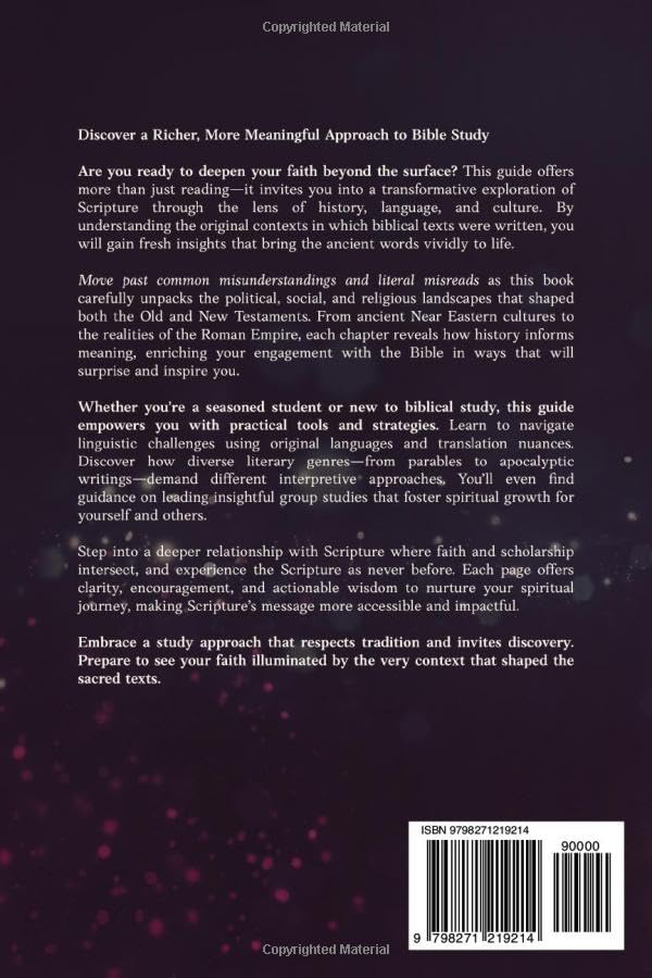 Unlocking Scripture: The Contextual Bible Study Guide for Deeper Faith - Image 2