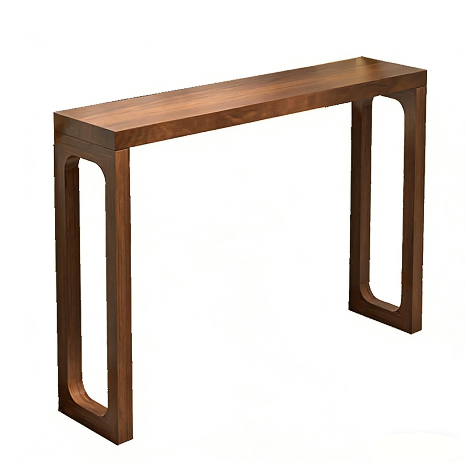 Consola multifuncional para ahorrar espacio en salon mueble recibidor estrecho negro 39in