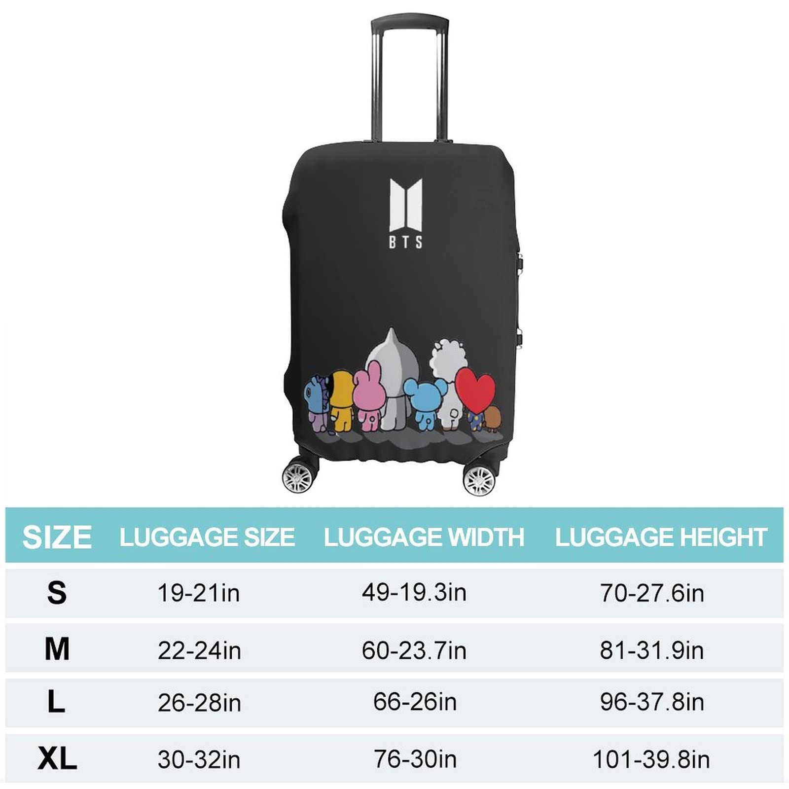 Amazon.co.jp: スーツケースカバー ポリエステル 旅行 出張 B-T-S