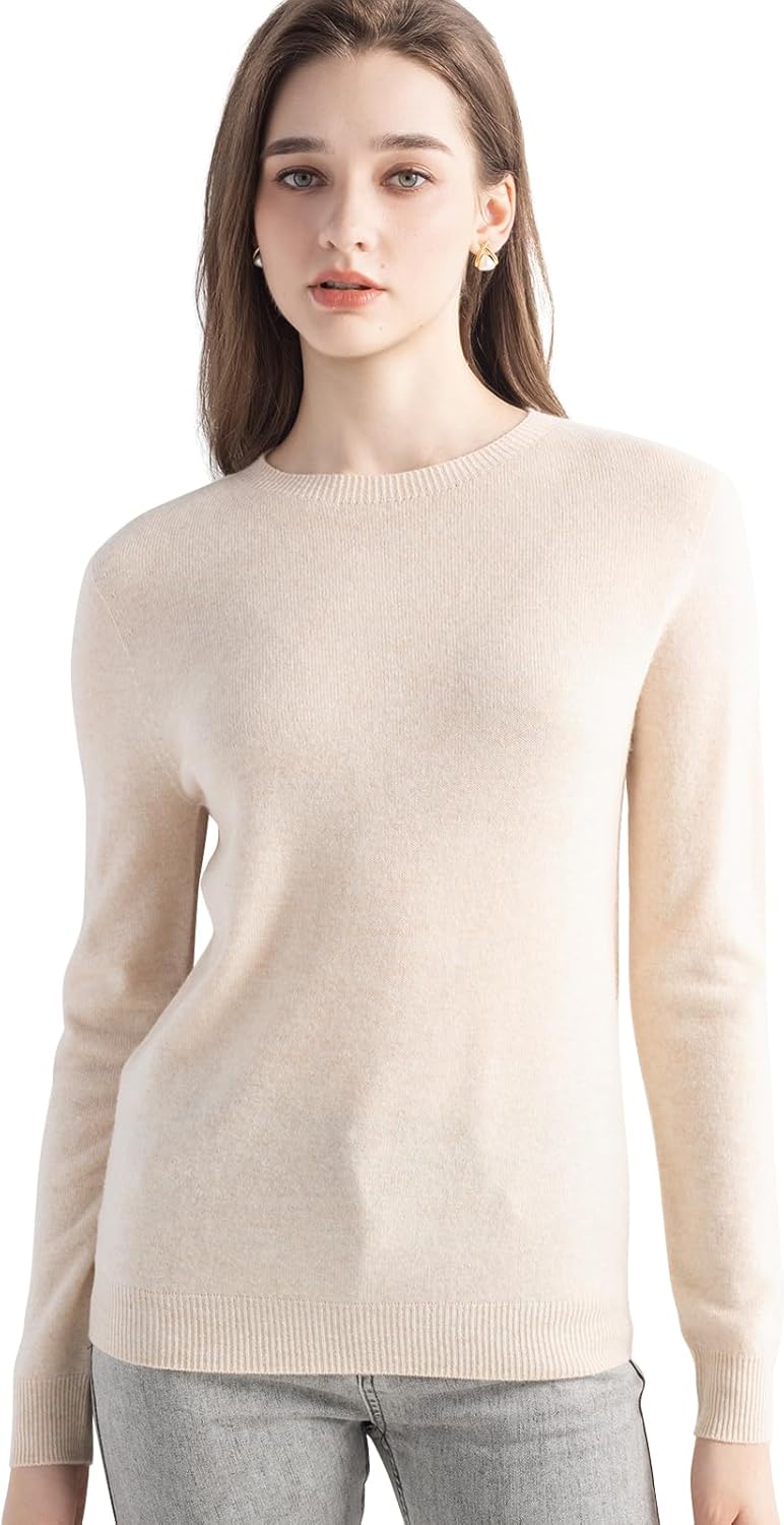 Chanyarn Women's 100% Merino Wool 2025 Fall Winter First-Line Ready to Wear Long Sleeve Seamless Knit Crewneck Sweater