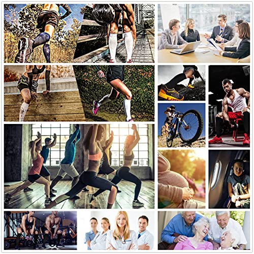 Image of Copper Compression Socks (3 Pairs), 15-20 mmhg is BEST Athletic & Medical for Men & Women, Running, Flight, Travel, Nurses - Boost Performance, Blood Circulation & Recovery