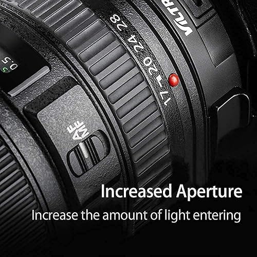Vista 49 de VILTROX EF-FX1 Pro Adaptador de montaje de lente Anillo convertidor de enfoque automático compatible con lente Canon EF/EF-S a cámara Fuji X-Mount