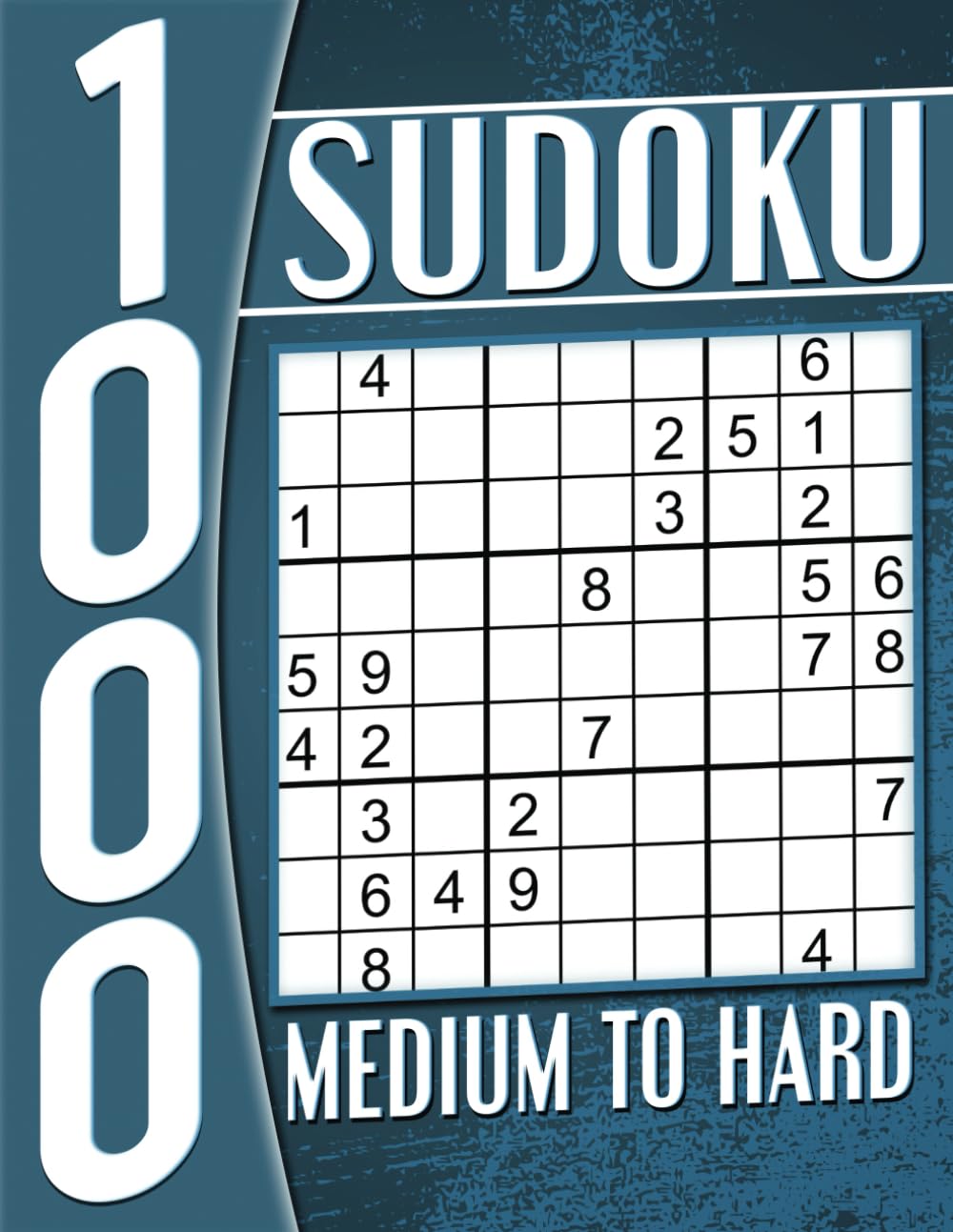 1000 Sudoku Books for Adults Medium to Hard: Puzzles with Solutions, Activity Book for Adults and Seniors.