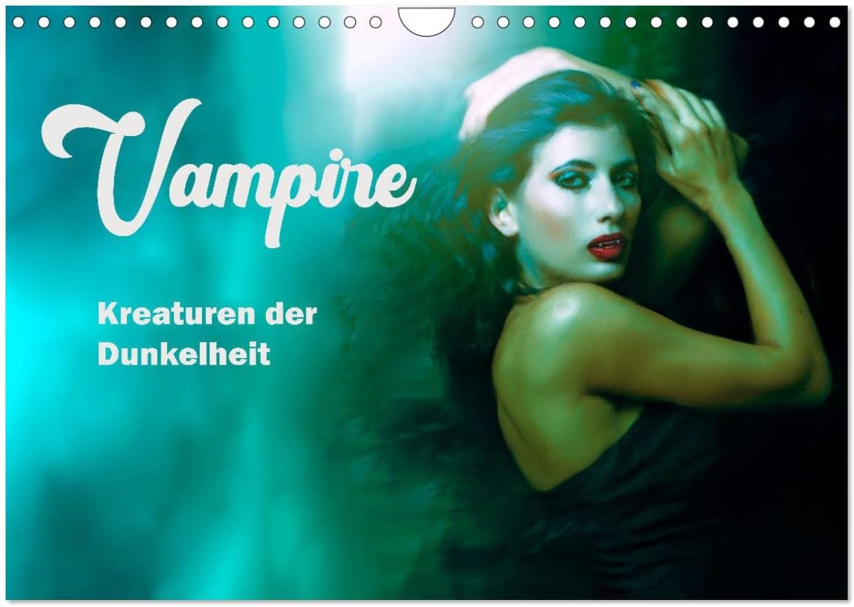 Vampires creatures of darkness, US-Version (Wall Calendar 2026 DIN A4 Landscape), CALVENDO 12 Month Wall Calendar