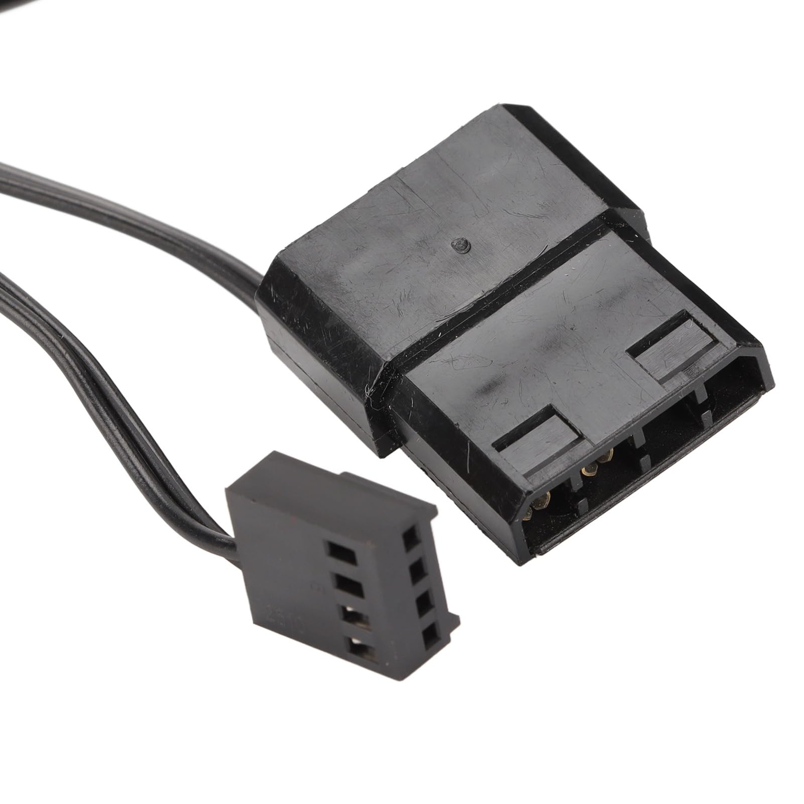Pompa Di Raffreddamento Ad Acqua Del Computer, Pompa Di Raffreddamento Del PC Fai Da Te Ultra Silenziosa Filettatura G1/4 Connettore 12V 4 Pin 450L/H Display a Temperatura Pompa 'acqua(Nero)