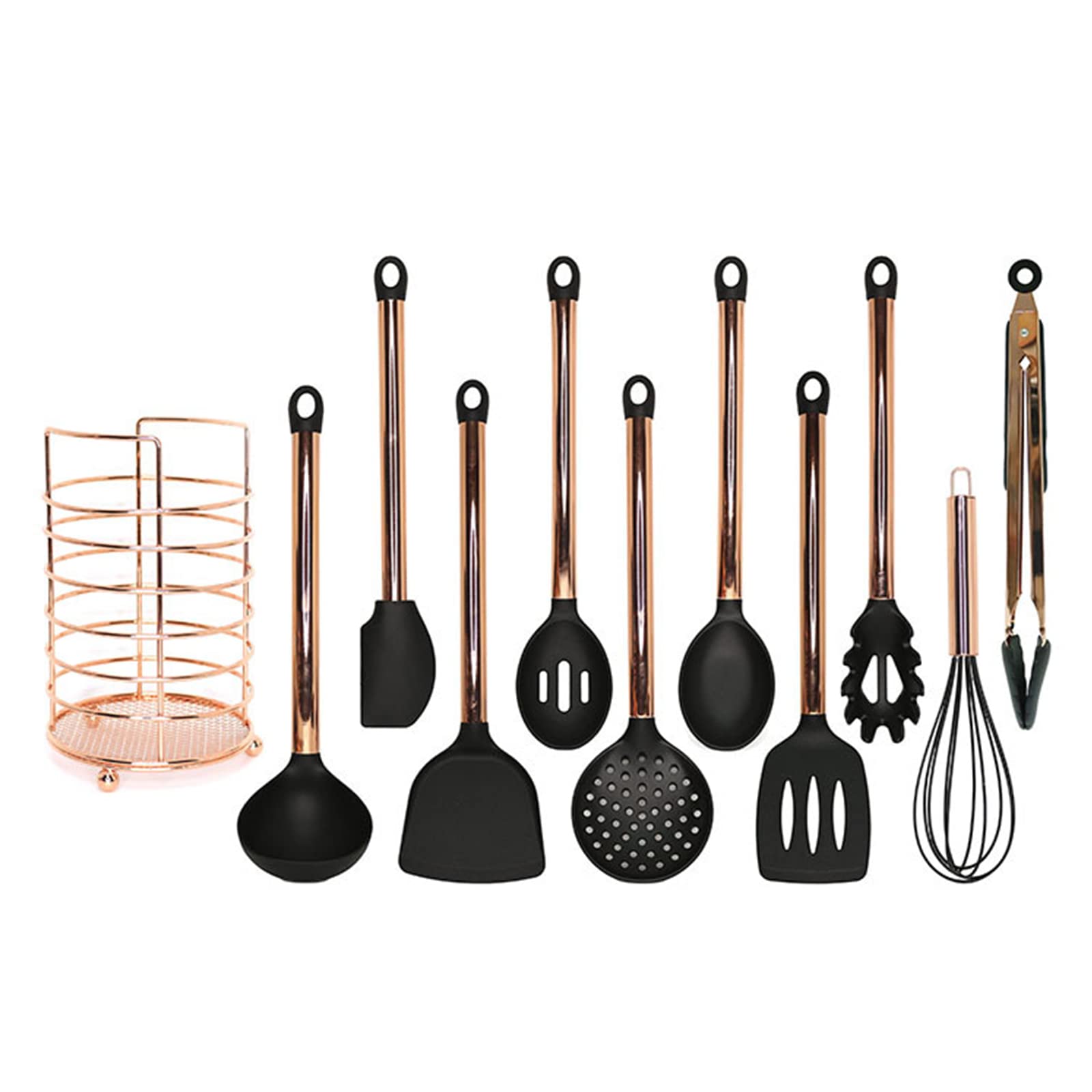 TFAOYS Kitchen Utensil Set Non-stick Gadgets Cookwares Cooking Tools Essentials for Housewarming Utensil Sets Stainless Steel