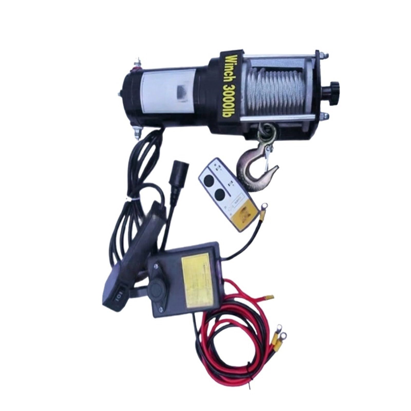 Paranco a Leva Elettrico Verricelli elettrici Auto elettrica da 3000 libbre 12V 24V