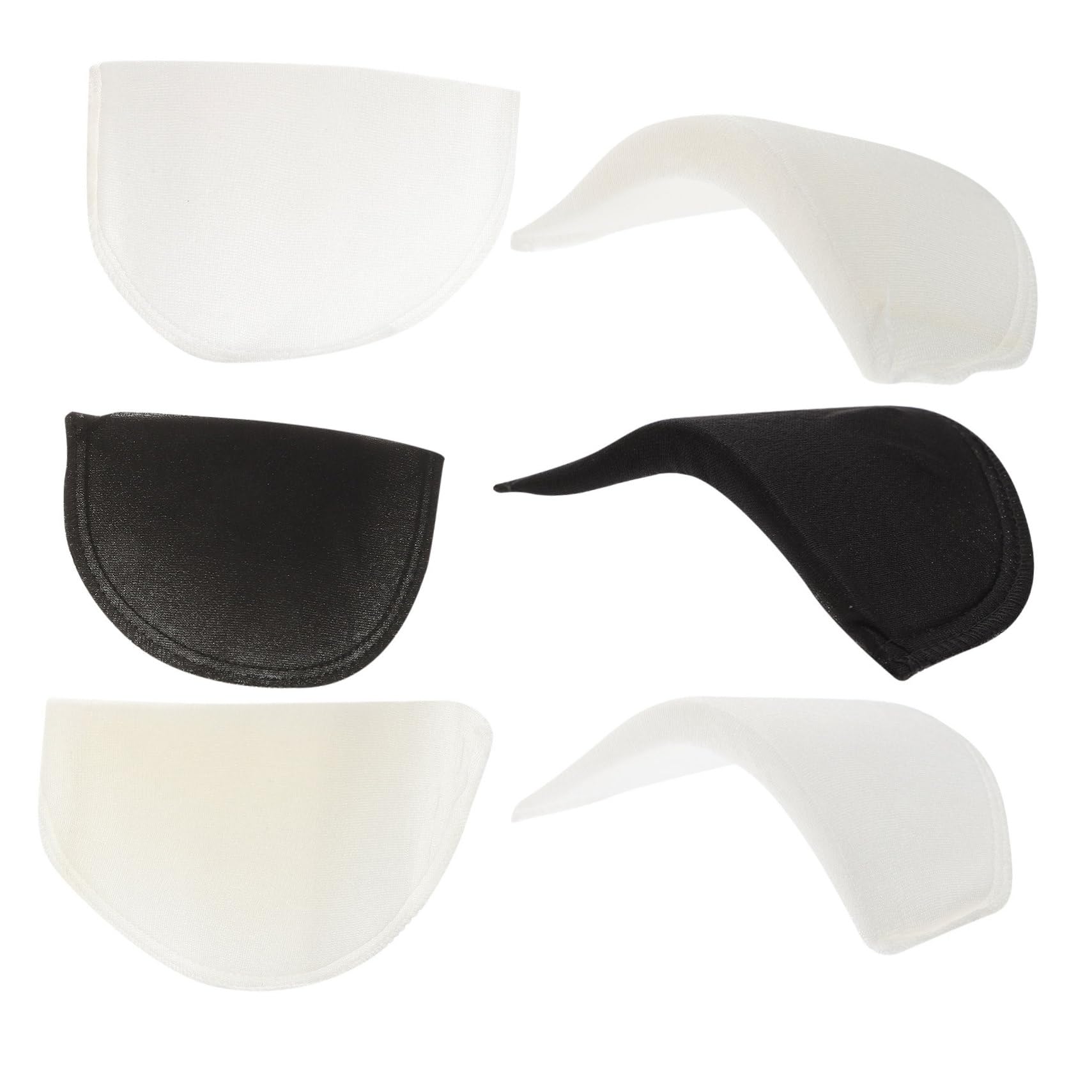 DOITOOL 3 Pairs of Adhesive Shoulder Pads Sponge Shoulder Mat for Business Suit Coat Shirts