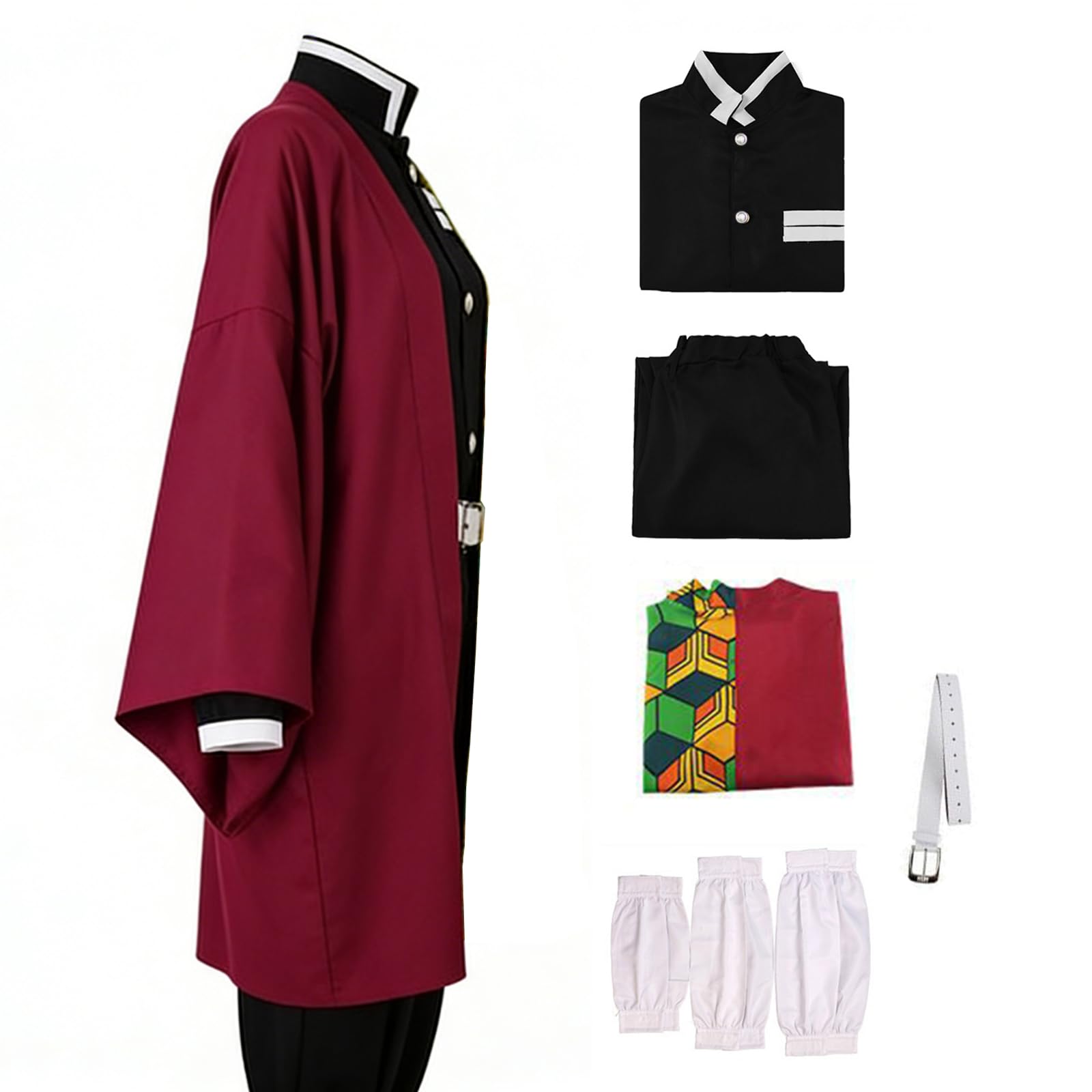 Men Anime Cosplay Kimono Cosplay Costume Uniform Halloween Outfit Set