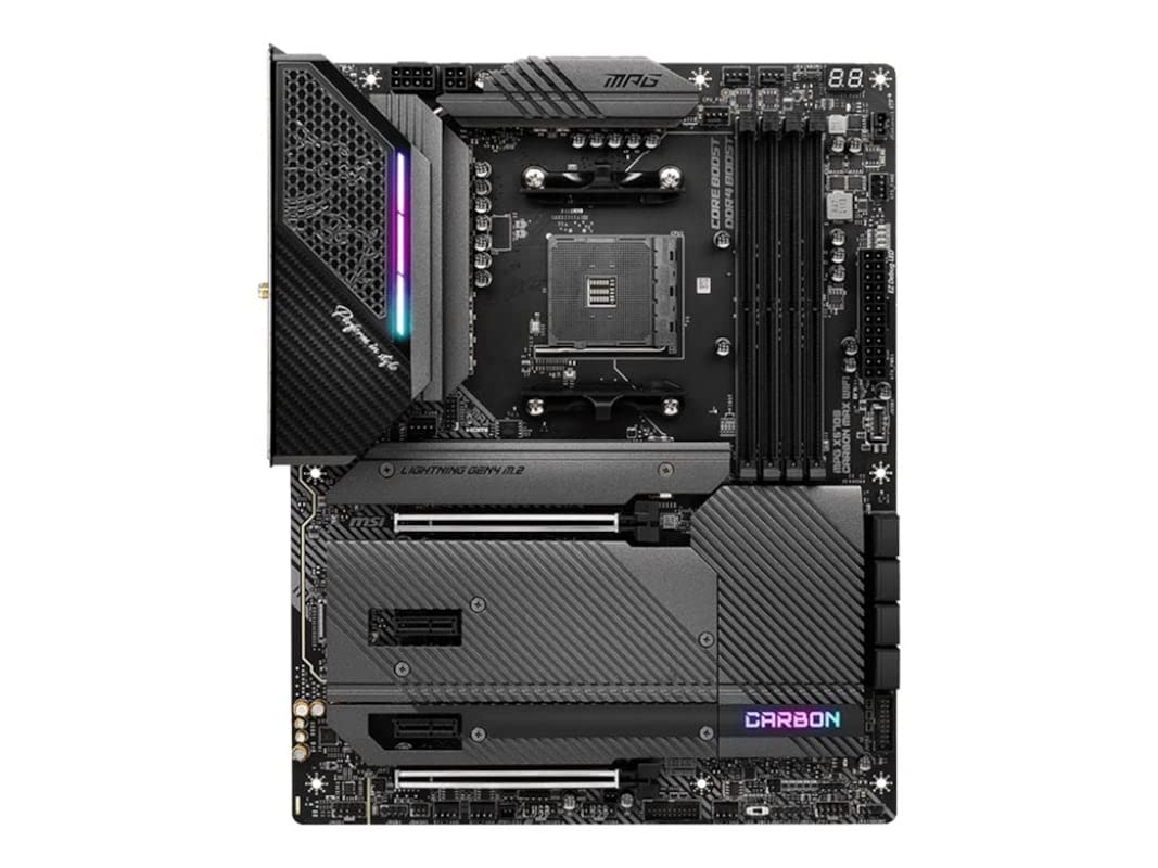 新品未使用品 X570S CARBON MAX WIFI MSI MPG X570S Carbon MAX WiFi Gaming Motherboard (ATX, AMD, Socket