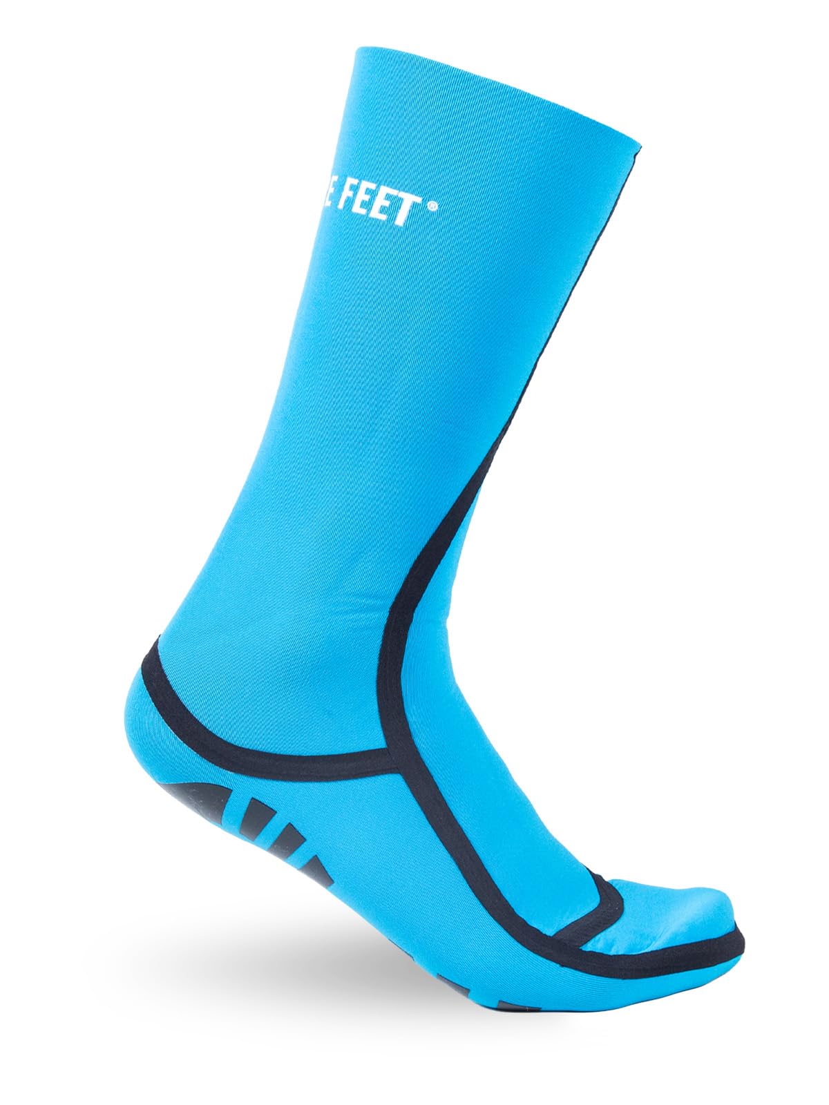 Two Bare Feet 2.5mm Neoprene Taped Wetsuit Socks โ Unisex Thermal Cold Water Swimming & Watersports Booties โ Warm, Flexible & Durable (UK, Alpha, XL, Regular, Regular, Bright Blue)