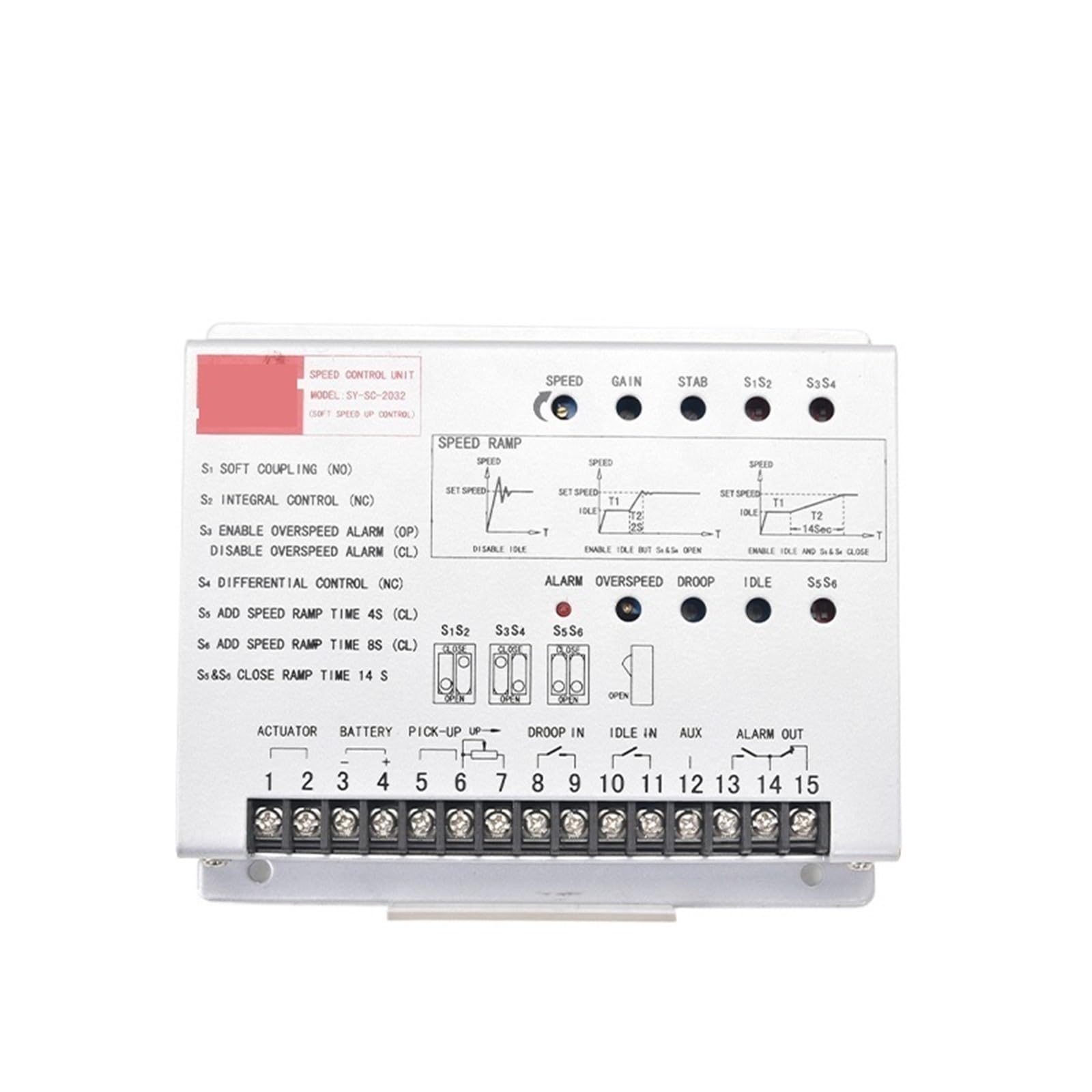 1pcs SY-SC-2032 Speed Controller for Ship Light Engineering Machinery Diesel Engine Constant Speed Governor