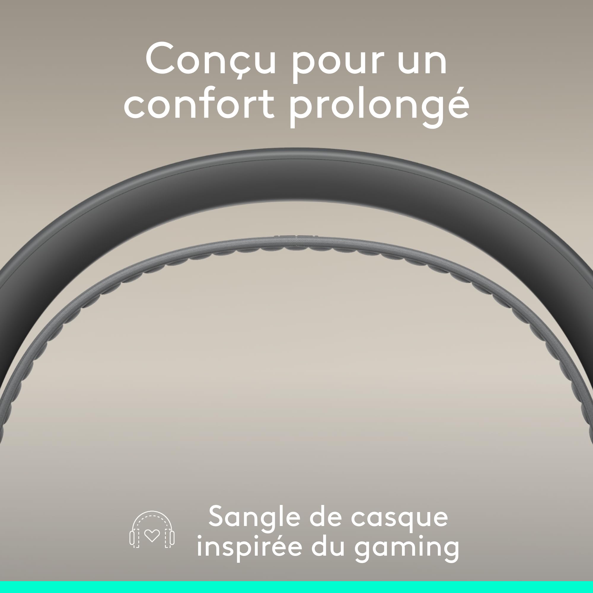 Logitech Zone Wireless 2 ES for Business - Casque sans fil anti-bruit | cancellazione del rumore con ANC ibrida adattiva, Bluetooth, USB-C e USB-A, certificazione Microsoft Teams - Grafite