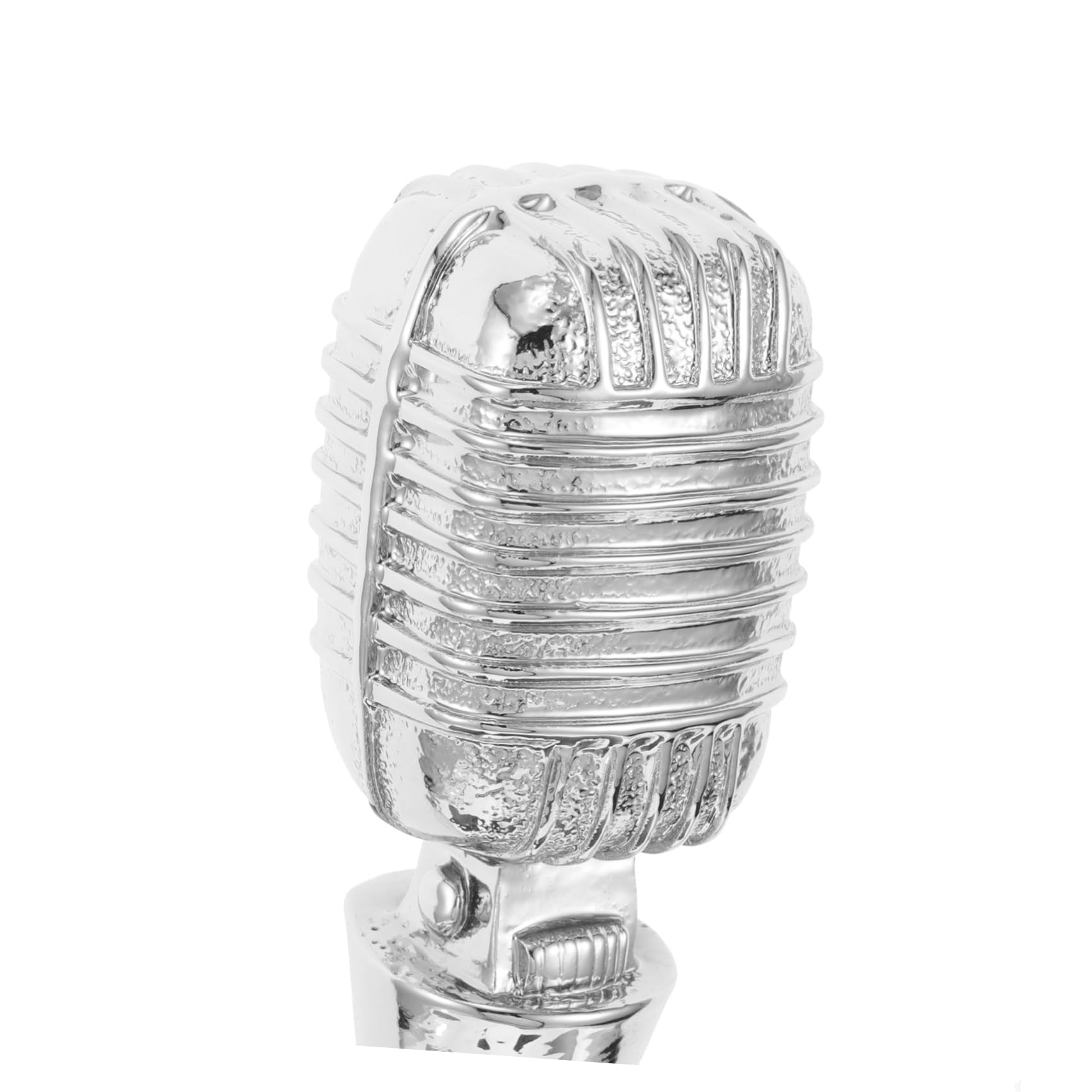 BESTonZON De Competición Forma De Micrófono para Concursos De Premios De Participación para Fiestas De Karaoke Decoración Musical para De Competición