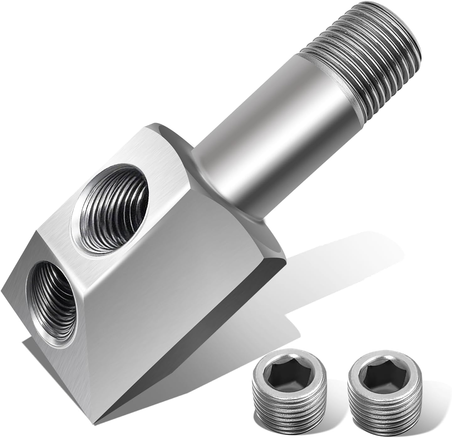 Oil Pressure Sensor Thread Adapter, for 1/8-27 NPT Port Plugs on Chevrolet/GM Small-Block 305/350 Engines