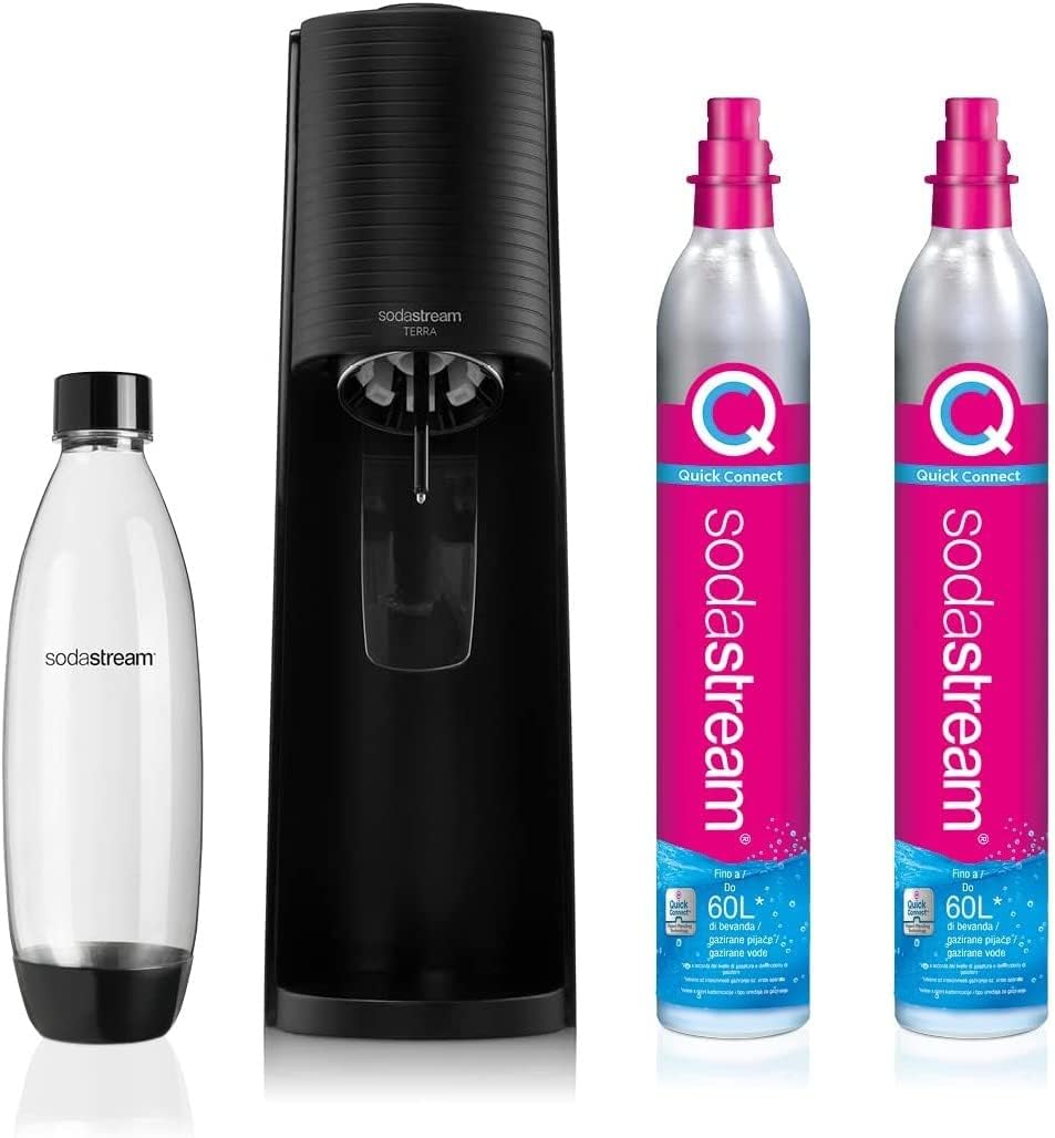 SodaStream Terra Sparkling Water Maker, Sparkling Water Machine & 1L