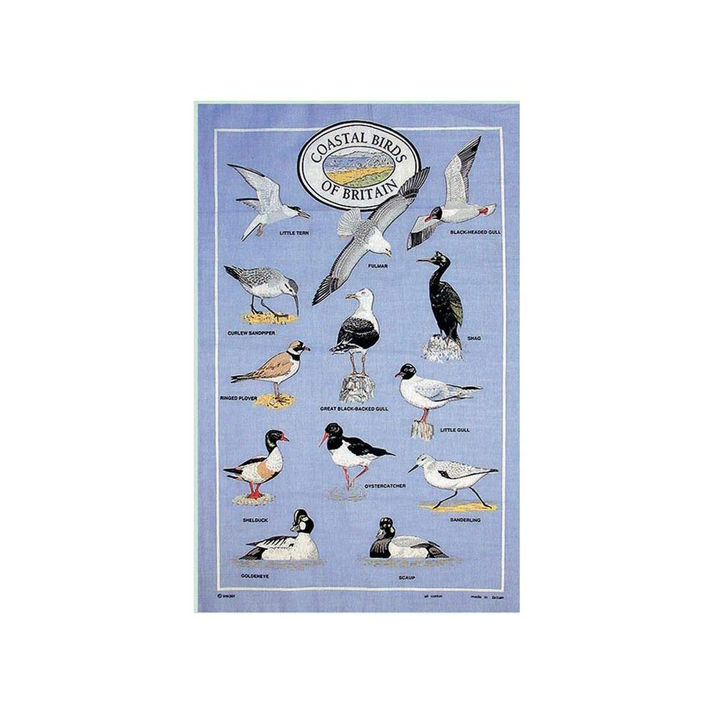 Online Kitchenware Green Stow Coastal Birds Of Britain Tea Towel