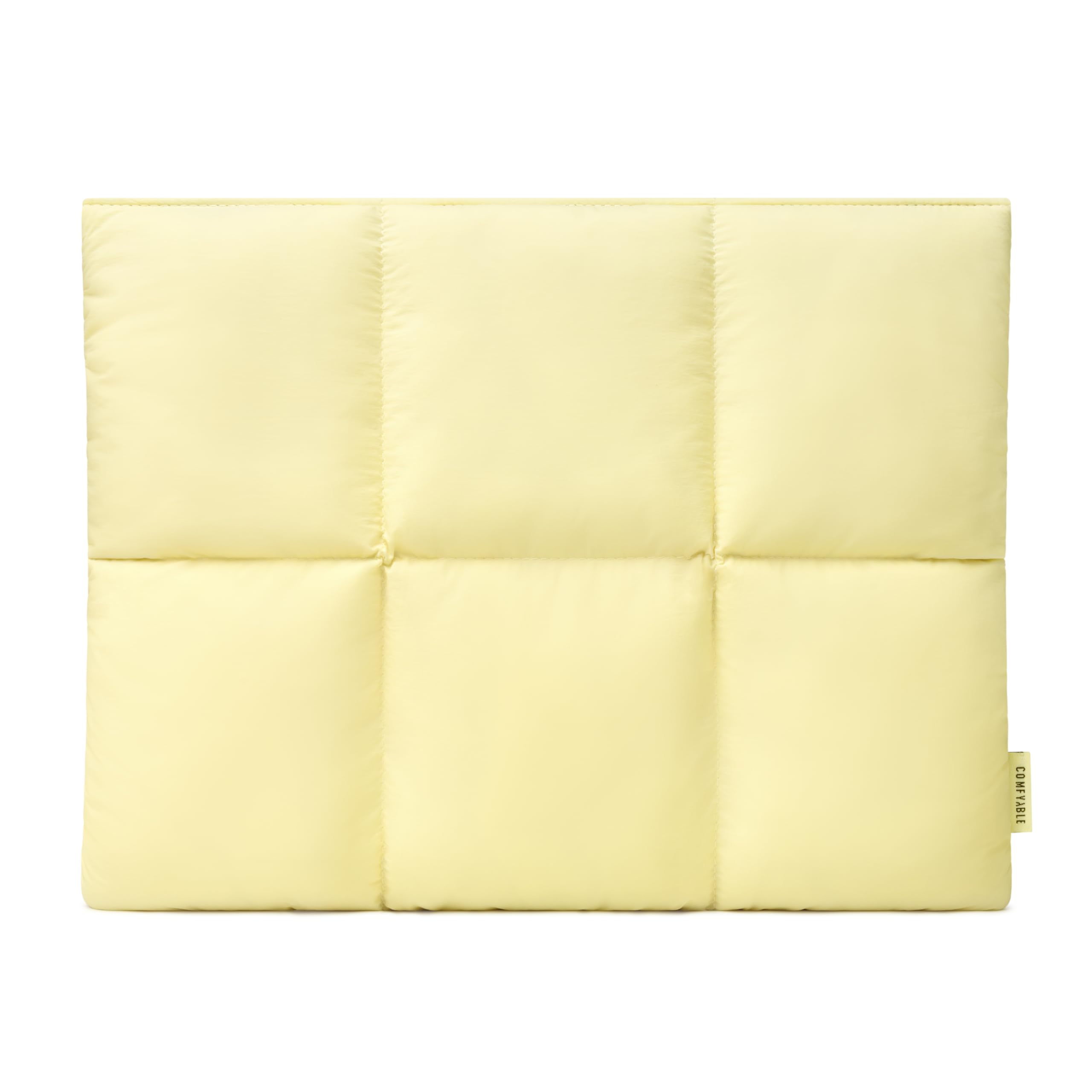 Comfyable Funda portátil Puffy 15/16 Pulgadas, Bolsa Acolchada Puffer, Sleeve Suave Compatible con MacBook Air 15 M5 A3448 y MacBook Pro 16 M5 Pro/MAX A3428 A3429, Amarillo Mantequilla