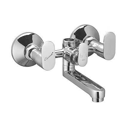 Coronet Track TR-1015 Modern Wall Mixer 2-in-1 Without L Bend & Crutch - for Bathroom Mixer Tap for Bathromm