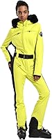 Vista 45 de GSOU SNOW Traje de esquí para mujer, traje de nieve de una pieza, para snowboard, delgado, aislante, impermeable, resistente al viento
