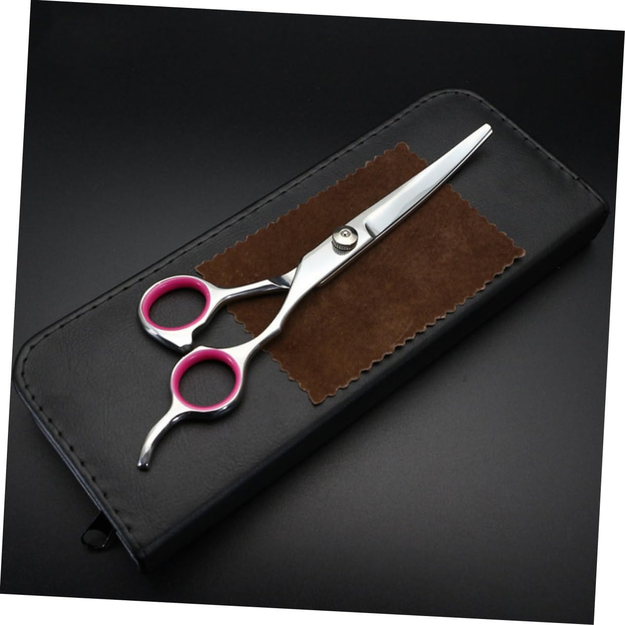 DOITOOL Pet Hair Grooming Scissors Set 7 Inch Dog Cat Grooming Scissors Comb Stainless Steel Professional Pet Grooming Kit