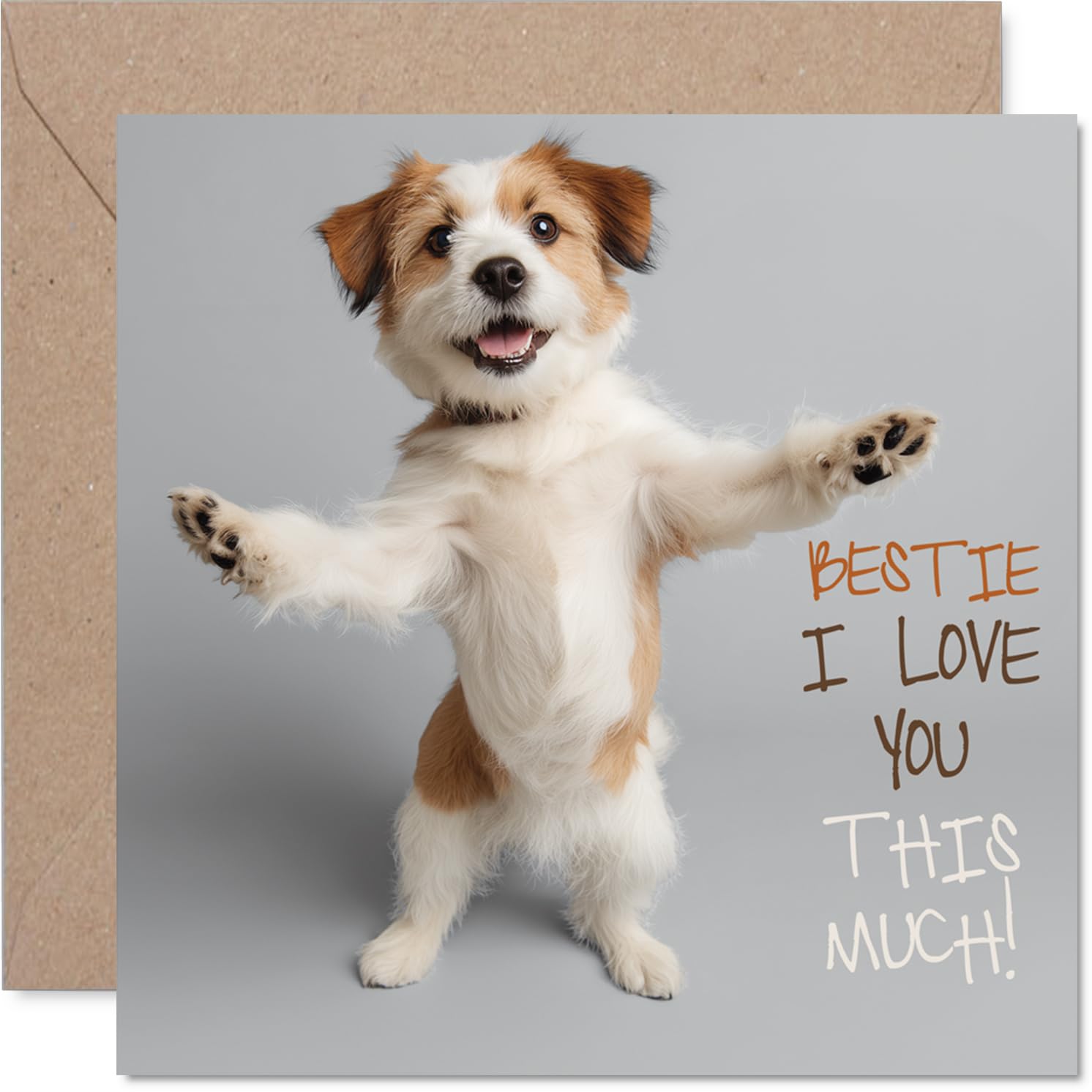 Bestie Birthday Card, Pawfect Dog lover Bday