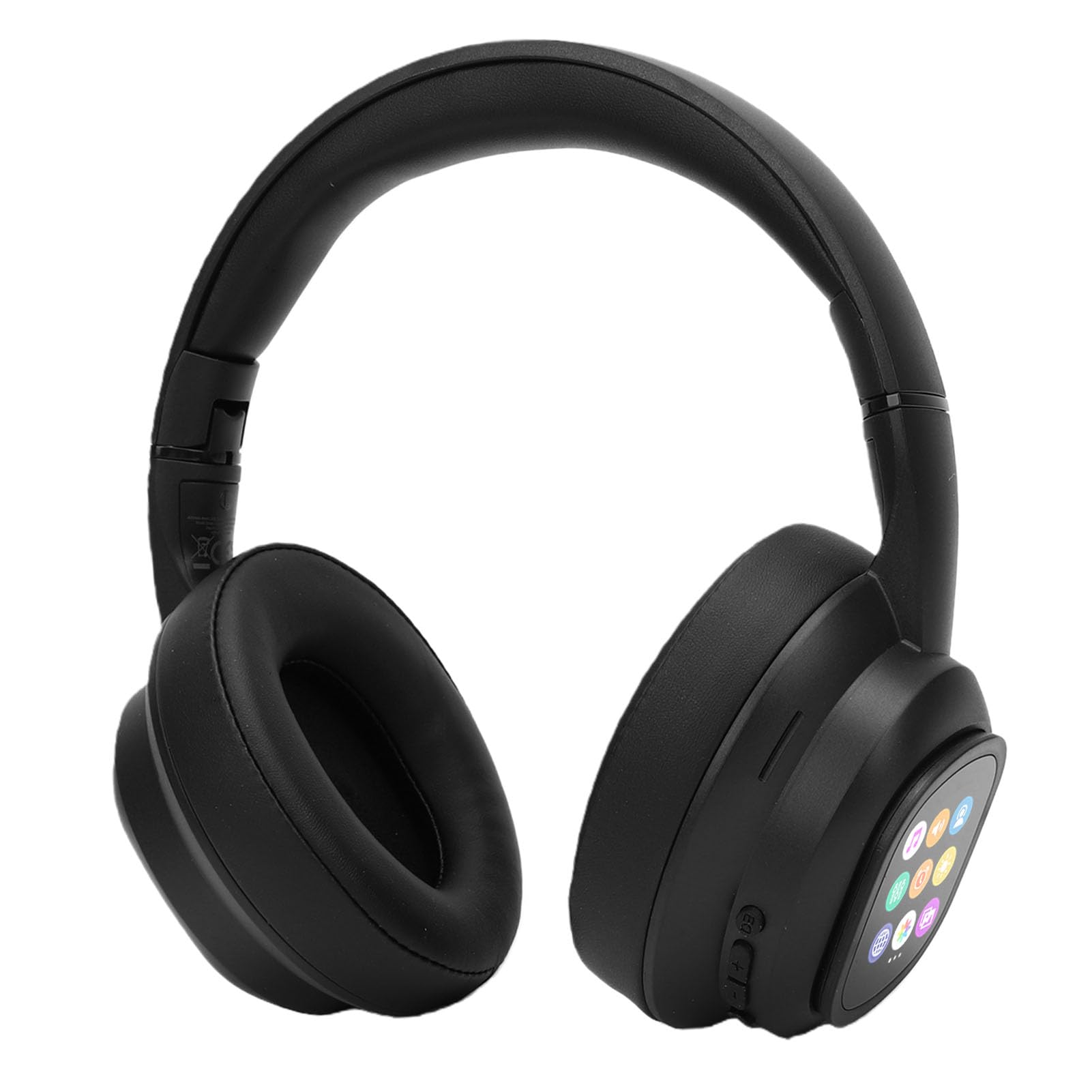 Cuffie Ibride per Traduzione AI ANC con Schermo Rimovibile per Comunicazioni Multilingue Cuffie Bluetooth 6.0 con Cancellazione del Rumore per Viaggiatori e Uso in Ufficio