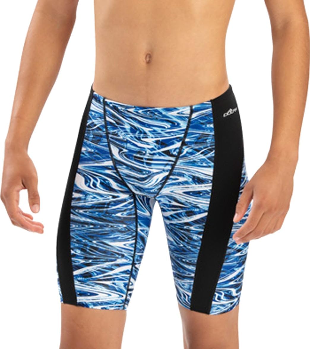 Dolfin Men's Print Spliced Jammer - Jet Stream Jet Stream Blue 26