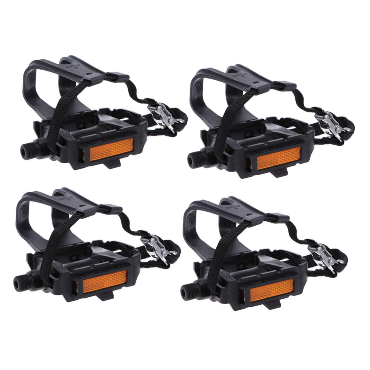 2 Pares Correas de Pedal para Bicicleta de Ajustables y Antideslizantes Cómodas para Ciclismo y Entrenamiento Gimnasio
