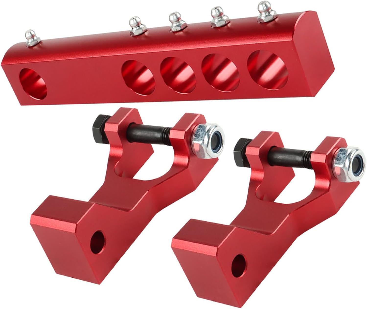 WFLNHB Lowering Kit Replacement for Yamaha Banshee 350 YFZ350 1987-2008 Warrior 350 YFM350X 1987-2004 Red