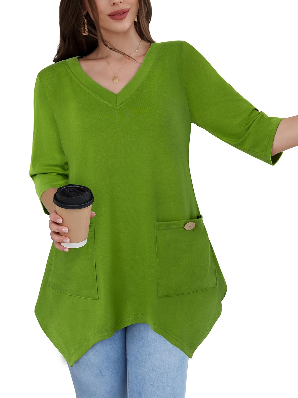 Bulotus Womens Sweaters 2025 Winter Cowl Neck Long Asymmetrical Tunic Sweaters for Leggings Holiday Vacation Tops