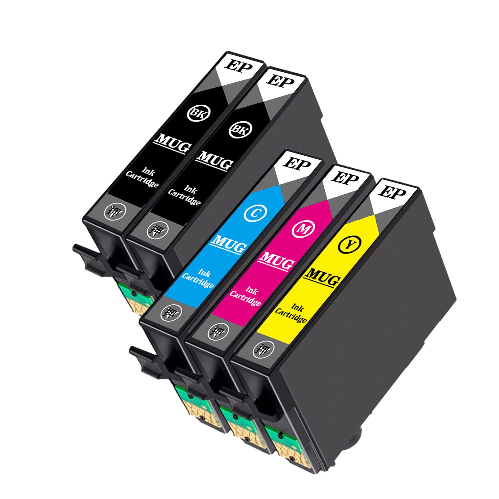 Amazon.co.jp: エプソン EPSON用 MUG-4CL インクカートリッジ4色5本